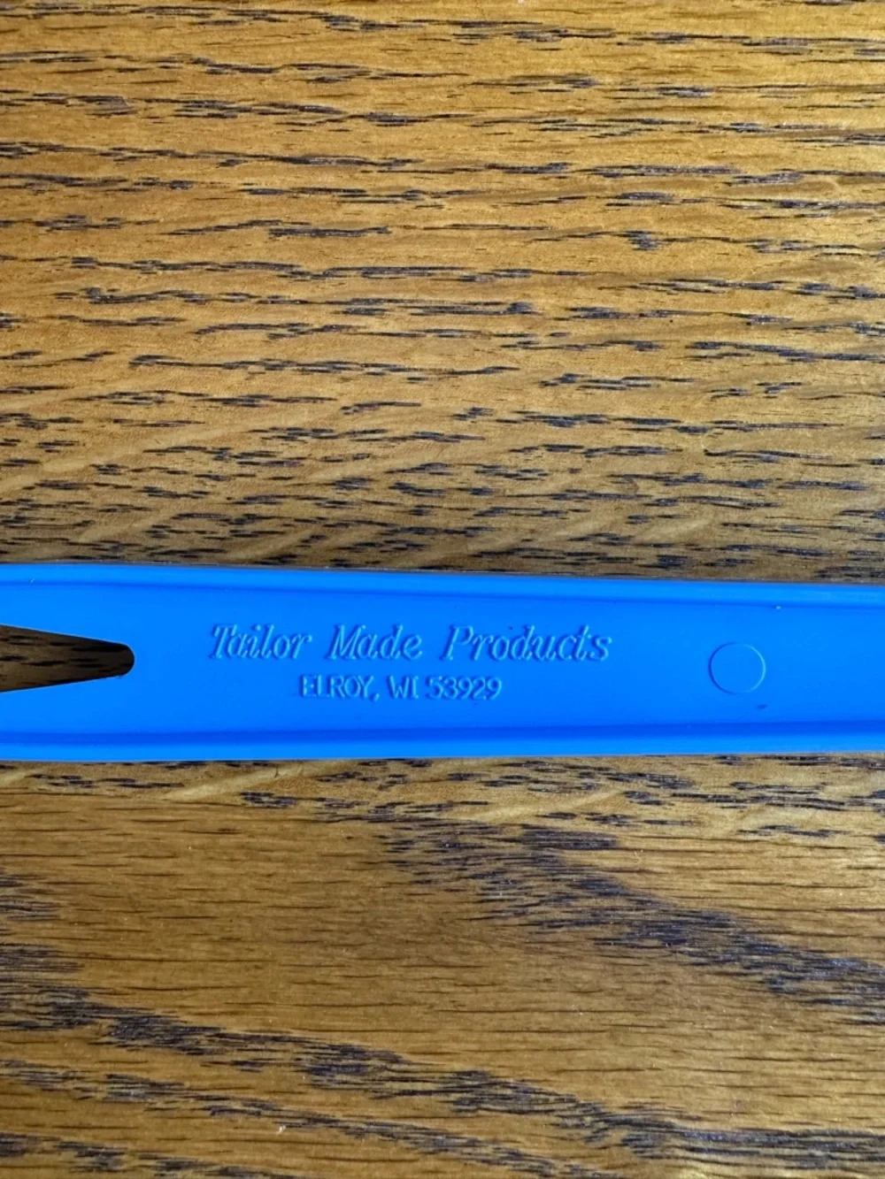 Vintage Tailor Made Country Blue Plastic Spaghetti Fork/Server